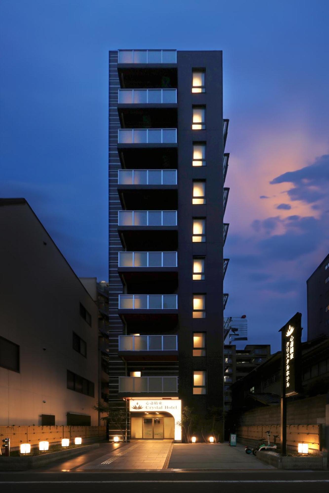 Shinsaibashi-Higashi Crystal Hotel Osaka Exterior foto